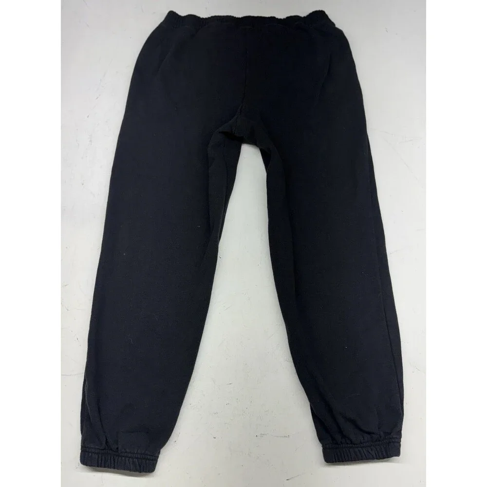 The North Face Mens Large Joggers Black Fleece Sweatpants Draw Strings